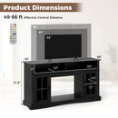 TV Stand with LED Lights and Remote Control by LJGDeals