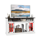 TV Stand with LED Lights and Remote Control-Black by DirectDeals