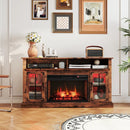 Fireplace TV Stand with Remote Controls and Thermostat for TVs Up to 50 Inch by LJGDeals