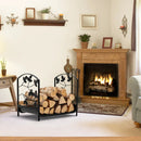 19 Inch Heavy-Duty Firewood Rack with 110 lbs Load Capacity by LJGDeals