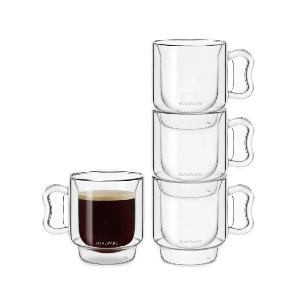 Double Wall Espresso Cups - 120ml/4oz, photo 2 of 12