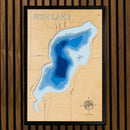 Fish Lake in St. Joseph County, Michigan by Horn Dog Maps