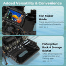 Portable Fishing Boat with 3 Detachable Storage Boxes by LJGDeals