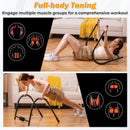 Fitness AB Trainer with Padded Head and Neck Support-Black by LJGDeals