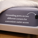 GroundLuxe Fitted 18-inch Deep Pocket US-Sewn Grounding Sheet (Organic Cotton) by GroundLuxe