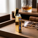 Flameless Flip Top Lighter Gold by creativegiftsdirect
