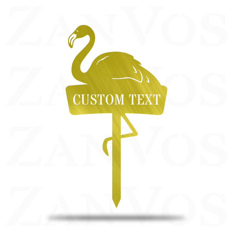 Flamingo Stake Monogram