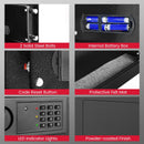 Digital Flat Recessed Wall Safe Security Lock Gun Cash Box by LJGDeals
