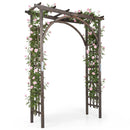 Garden Arch Trellis 85" Tall Fir Wood for Climbing Plants by DirectDeals