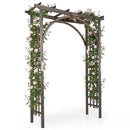 Garden Arch Trellis 85" Tall Fir Wood for Climbing Plants by LJGDeals