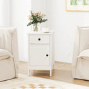 Flip Top End Table with Charging Station USB Ports Outlets and Drawer by LJGDeals