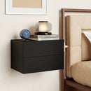Wall Mounted Floating Nightstand with 2 Drawers by LJGDeals