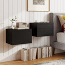 Wall Mounted Floating Nightstand with 2 Drawers by LJGDeals