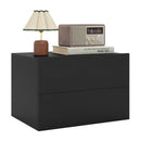 Wall Mounted Floating Nightstand with 2 Drawers by LJGDeals