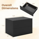 Wall Mounted Floating Nightstand with 2 Drawers by LJGDeals
