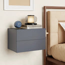 Wall Mounted Floating Nightstand with 2 Drawers by LJGDeals