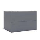 Wall Mounted Floating Nightstand with 2 Drawers by LJGDeals