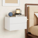 Wall Mounted Floating Nightstand with 2 Drawers by LJGDeals