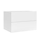 Wall Mounted Floating Nightstand with 2 Drawers by LJGDeals
