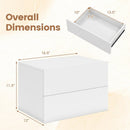 Wall Mounted Floating Nightstand with 2 Drawers by DirectDeals