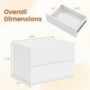 Wall Mounted Floating Nightstand with 2 Drawers by LJGDeals
