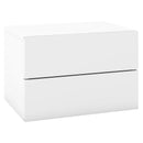 Floating Nightstand with Drawers and Storage Shelf by LJGDeals
