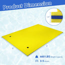 9' x 6' 3 Layer Floating Water Pad Foam Mat by LJGDeals