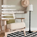 Modern Scalloped Base Floor Lamp by Decor Steals