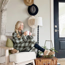 Modern Scalloped Base Floor Lamp by Decor Steals