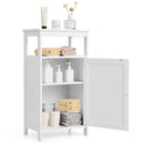 Floor Cabinet Multifunction Storage Rack Organizer Stand by LJGDeals