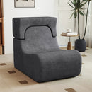 Floor Chair Lazy Sofa with Detachable Headrest by LJGDeals