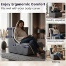 Floor Chair Lazy Sofa with Detachable Headrest by LJGDeals