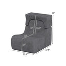 Floor Chair Lazy Sofa with Detachable Headrest by LJGDeals