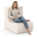 Floor Chair Lazy Sofa with Detachable Headrest by LJGDeals