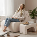 Floor Chair Lazy Sofa with Detachable Headrest by LJGDeals