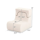 Floor Chair Lazy Sofa with Detachable Headrest by LJGDeals
