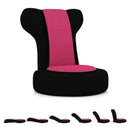 Floor Comfy Gaming Leisure Chair with Adjustable Headrest and Backrest by LJGDeals