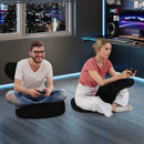 Floor Comfy Gaming Leisure Chair with Adjustable Headrest and Backrest by LJGDeals