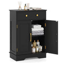 Floor Storage Cabinet with Drawer and Adjustable Shelf by DirectDeals