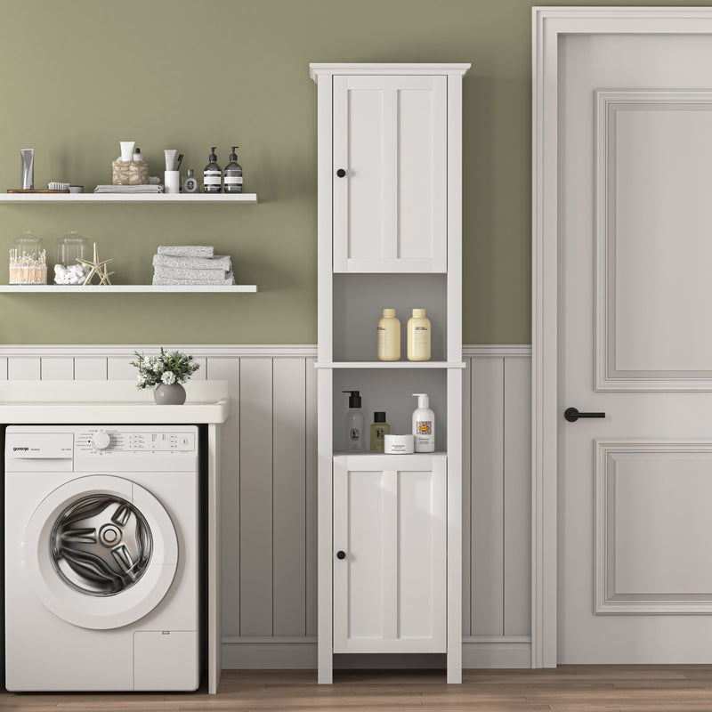 Walker Edison | Tall Slim Storage Cabinet