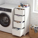 4-Drawer Freestanding Floor Cabinet with Anti-Toppling Device by LJGDeals