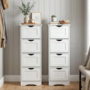 4-Drawer Freestanding Floor Cabinet with Anti-Toppling Device by LJGDeals