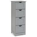 4-Drawer Freestanding Floor Cabinet with Anti-Toppling Device by LJGDeals