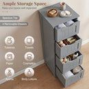 4-Drawer Freestanding Floor Cabinet with Anti-Toppling Device by LJGDeals
