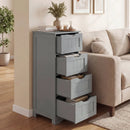 4-Drawer Freestanding Floor Cabinet with Anti-Toppling Device by LJGDeals