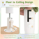 Floor to Ceiling Cat Tree with 86-99.5 Inch Adjustable Height and Extra Post-Green by LJGDeals