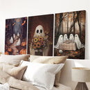 Charming and Spooky Art for Fall Season Poster by Wall Art Set