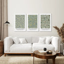 Large William Morris Floral Pattern Art Set Decor by Wall Art Set