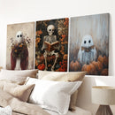 Halloween Skeleton Wall Art Decorations Posters by Wall Art Set