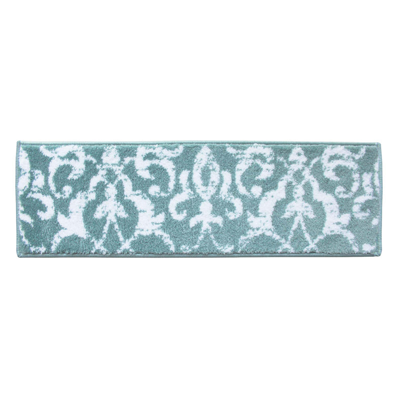 Stair Treads Rug 9"x28" Floral Collection | Teal